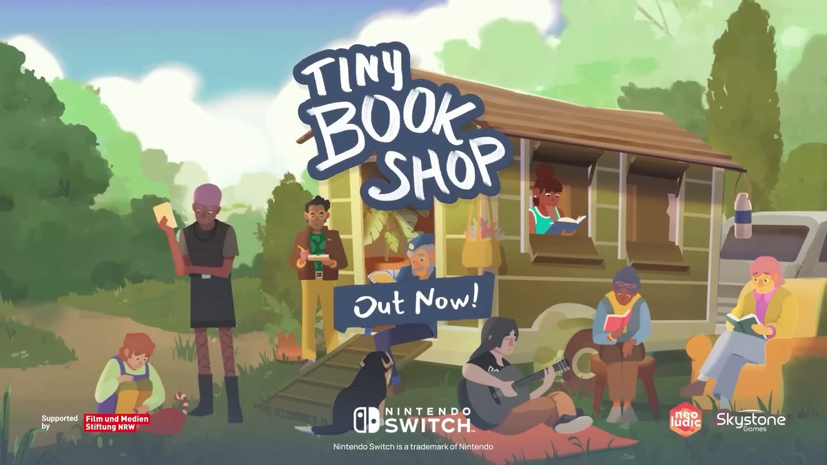 Tiny Bookshop: Launch-Trailer | Nintendo Switch