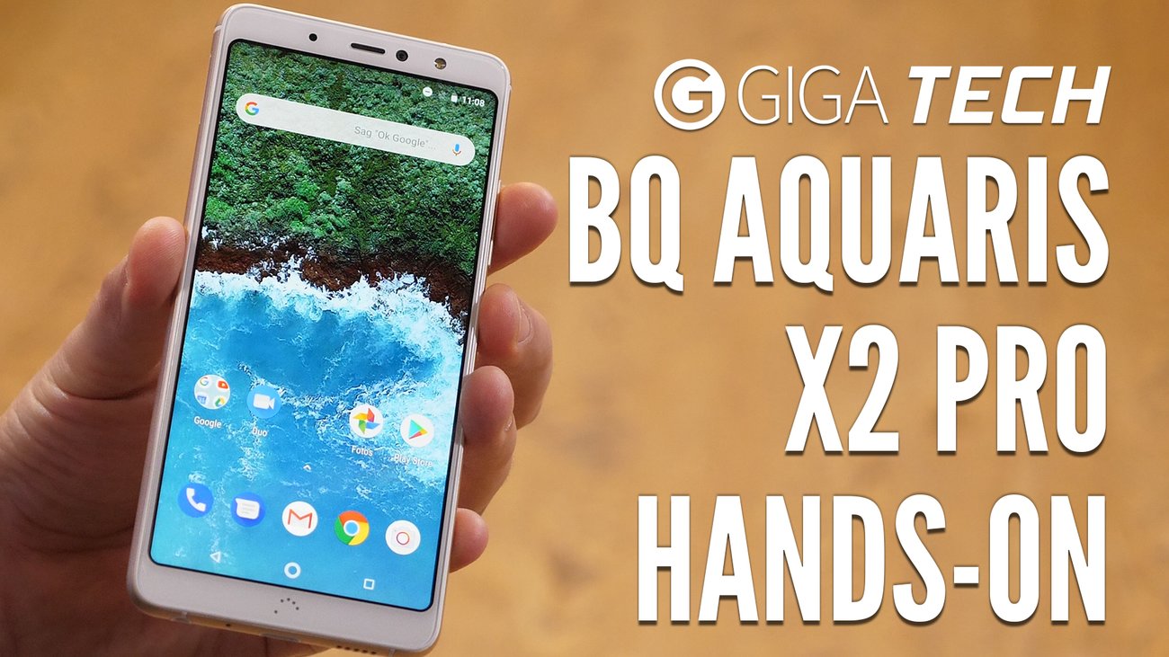 bq Aquaris X2 Pro angeschaut: Mittelklasse mit Android One im Hands-On