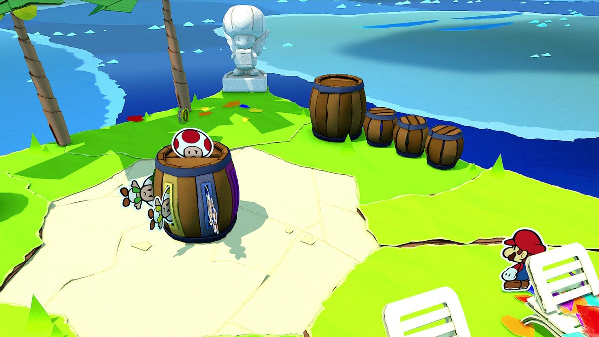Paper Mario: The Origami King | Fundorte aller Toads - Level: Pik-Insel