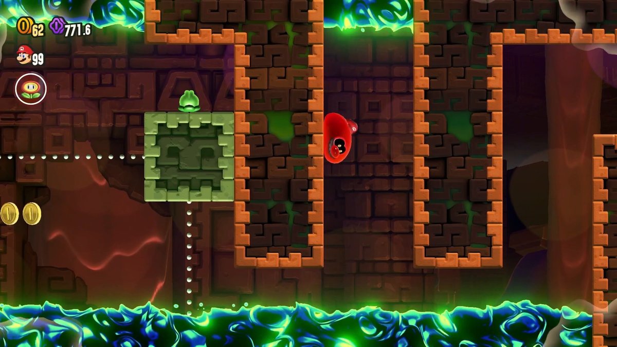 Super Mario Bros. Wonder: W5-7 Expedition 3: Gift-Ruinen