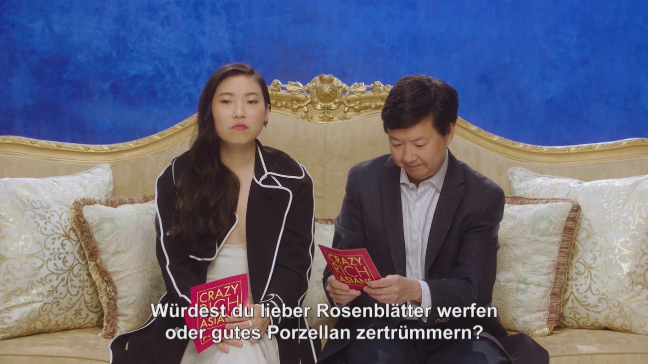 Deutsche Hochzeitsbräuche – das lustige Interview mit den Stars von „Crazy Rich Asians“