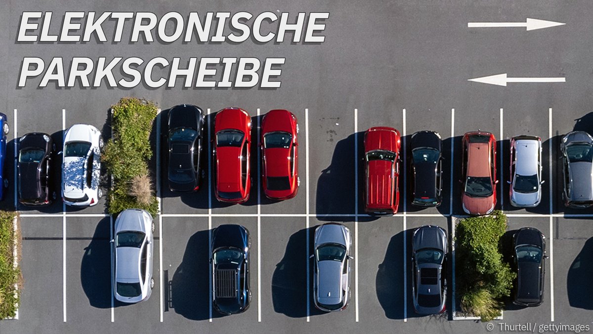 Stressfrei parken mit elektronischer Parkscheibe