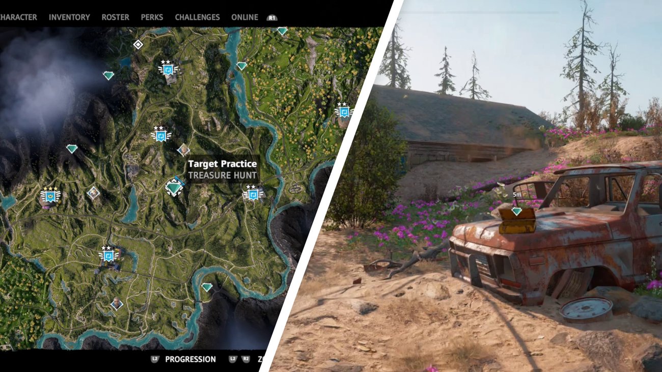 Far Cry New Dawn: Schatzsuche "Zielübung" - Fundort und Lösung
