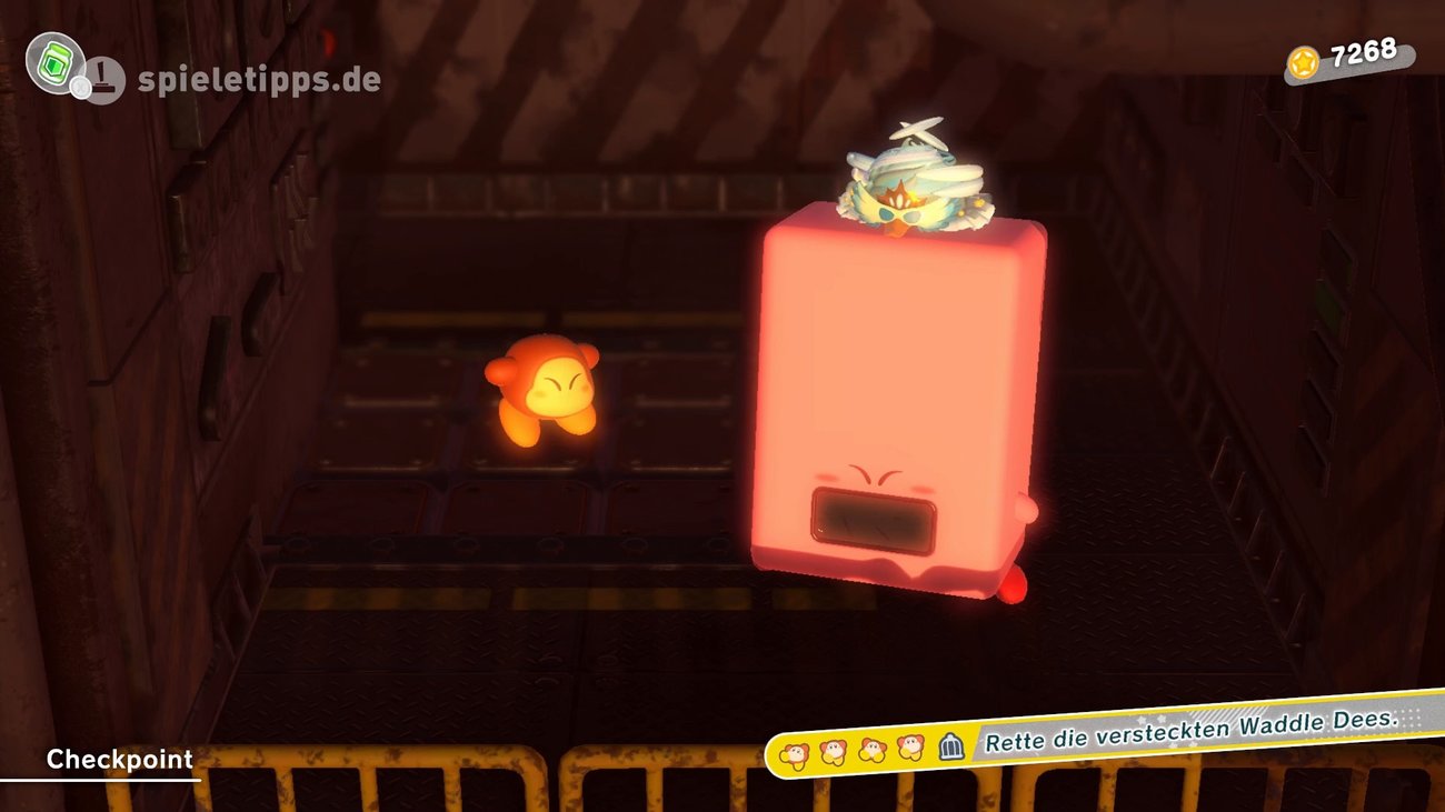 Kirby und das vergessene Land | Level 6-3: Feuerhölle im Kraftwerk - Lösung