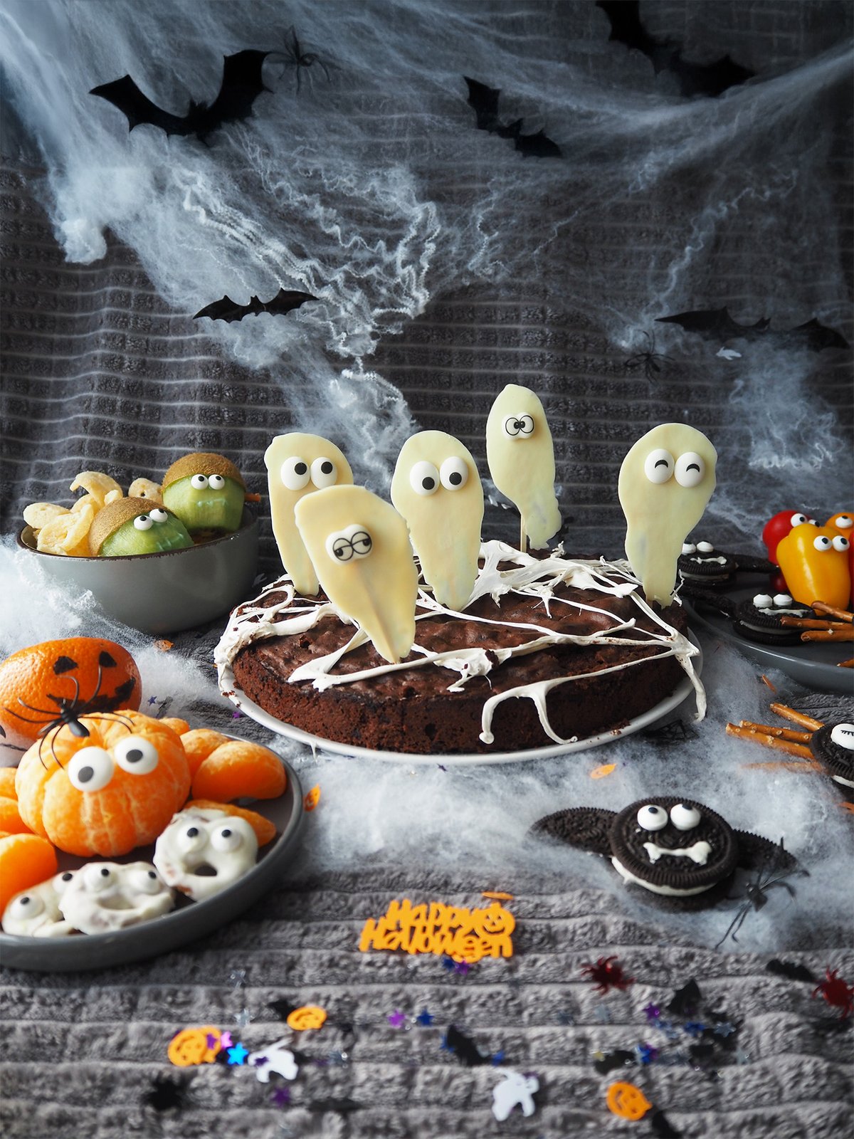 Gruselige Geistertorte für eure Halloweenparty Gruselige Geistertorte für eure Halloweenparty