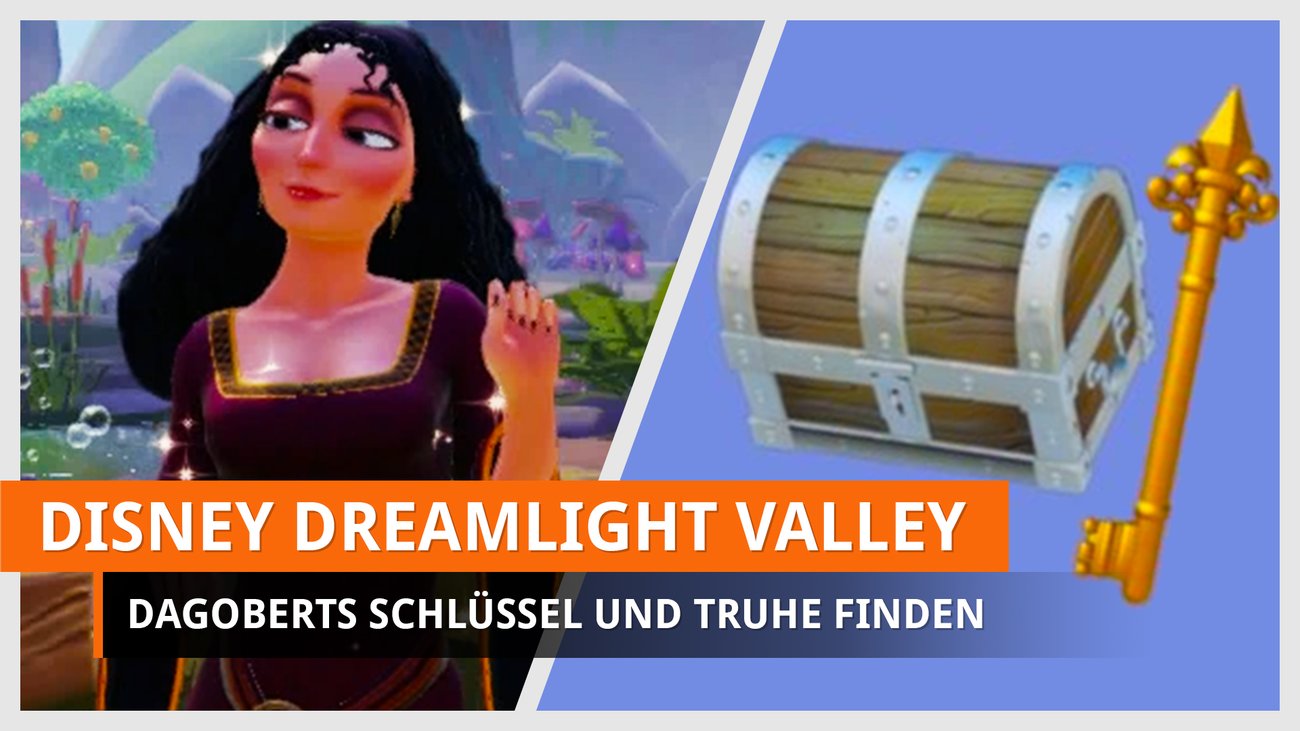 Disney Dreamlight Valley: Dagoberts Schlüssel und Truhe finden