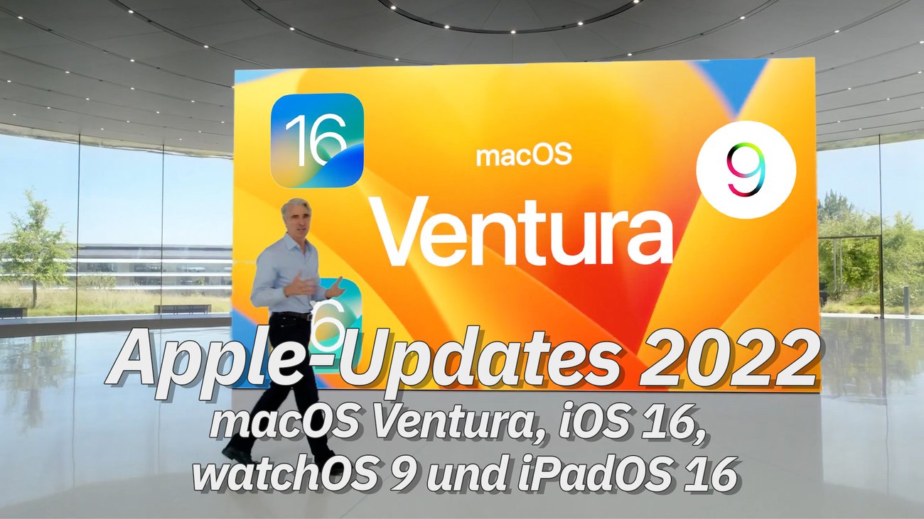 Apple-Updates 2022: Highlights aus iOS 16, iPadOS 16, macOS Ventura und watchOS 9