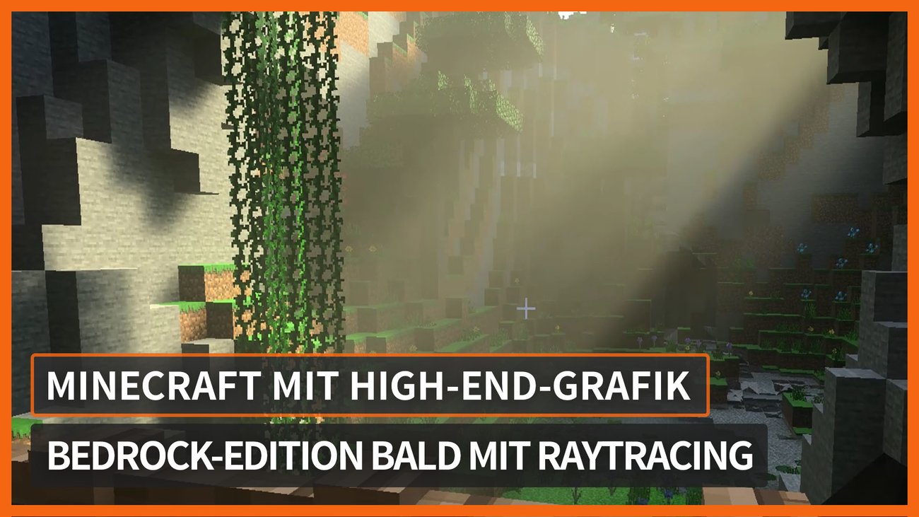 Minecraft mit High-End-Grafik - Bedrock-Edition bald mit Raytracing