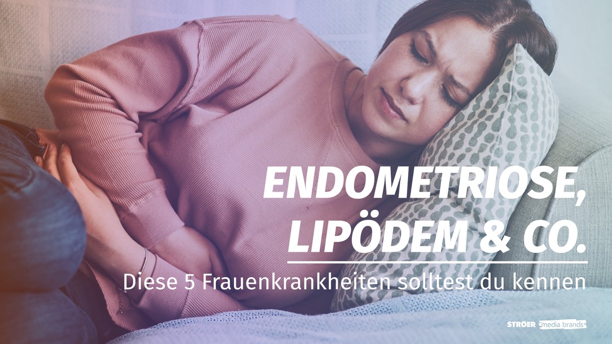 Endometriose, Lipödem & Co.: Diese 5 Frauenkrankheiten solltest du kennen Endometriose, Lipödem & Co.: Diese 5 Frauenkrankheiten solltest du kennen