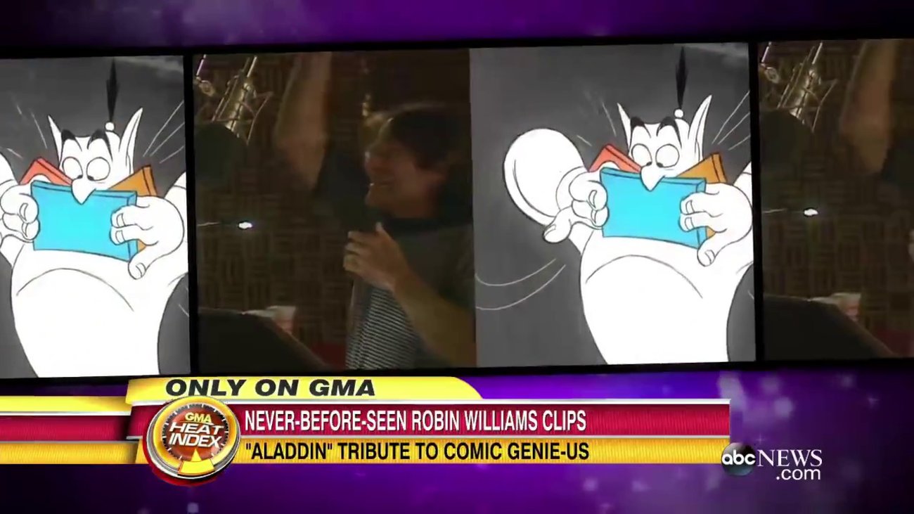 Ungesehene Outtakes von Robin Williams in Aladdin