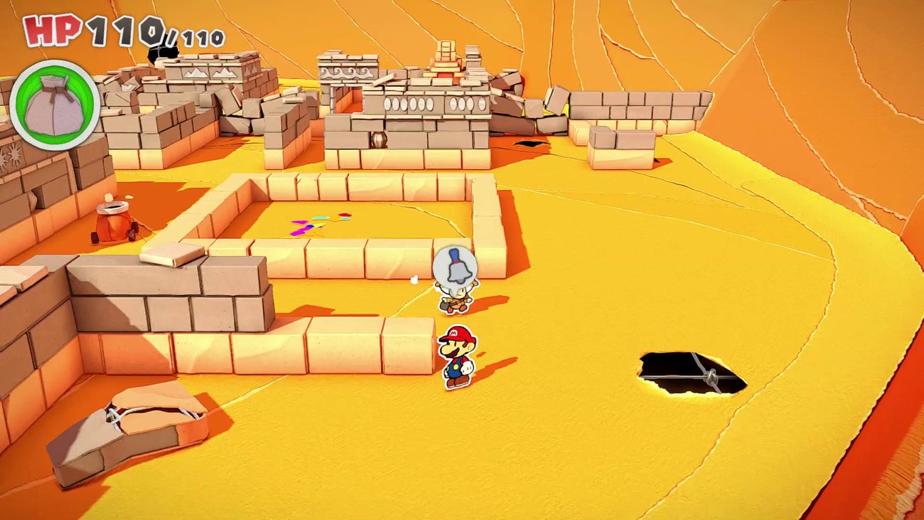 Paper Mario: The Origami King | Fundorte aller Toads - Level: Östliche Sandpapierwüste
