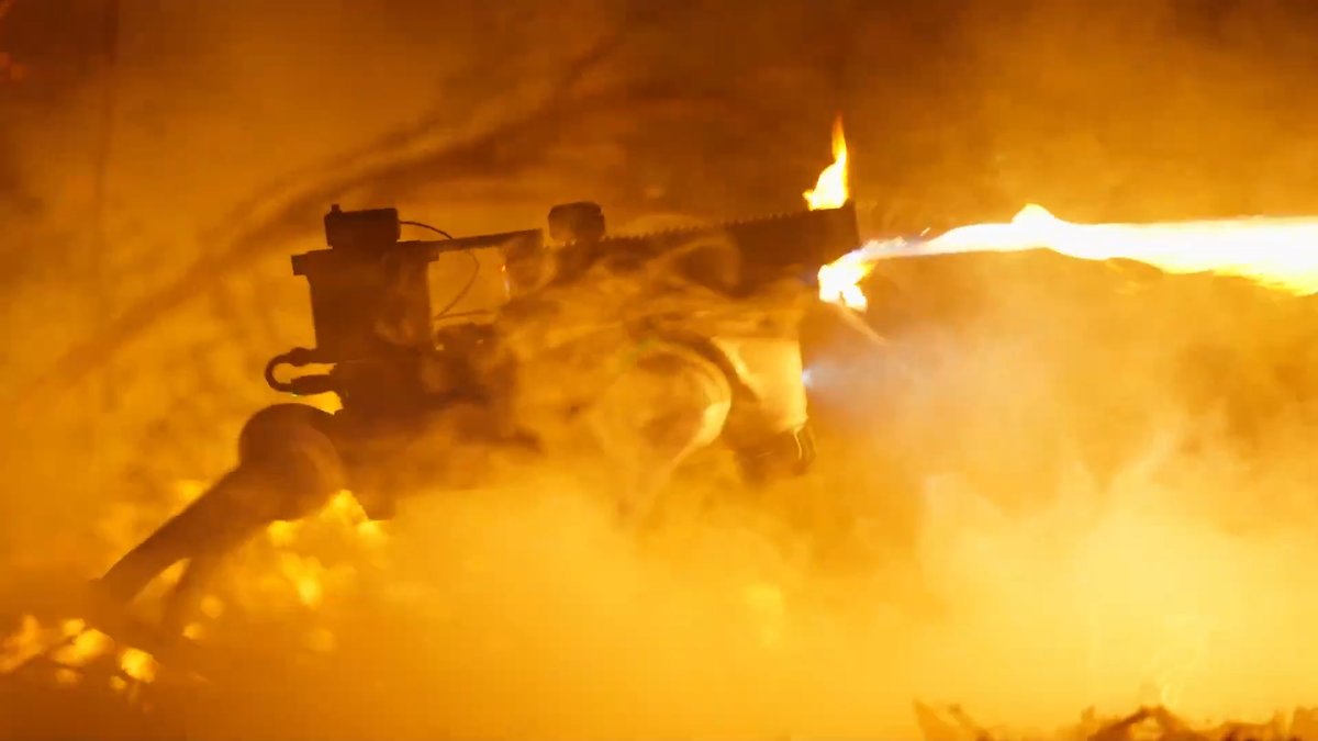 Thermonator: Roboterhund mit Flammenwerfer