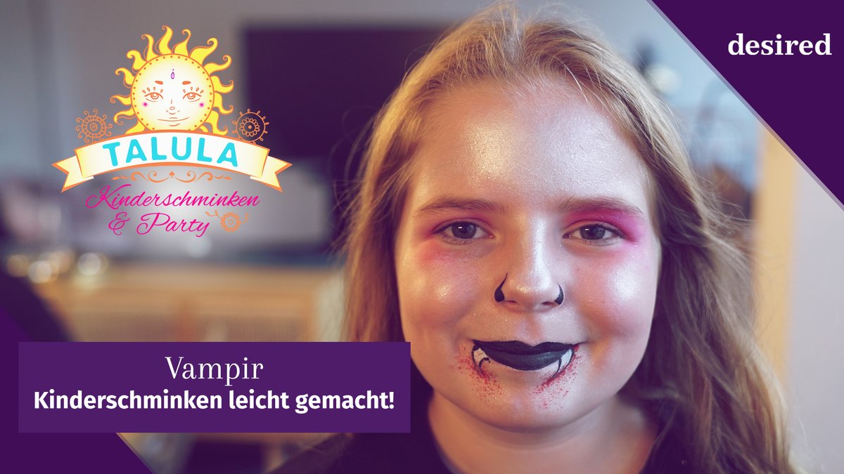 Vampir schminken: Mit dieser Anleitung gelingt euch der süße Halloweenlook bei euren Kids garantiert Vampir schminken: Mit dieser Anleitung gelingt euch der süße Halloweenlook bei euren Kids garantiert