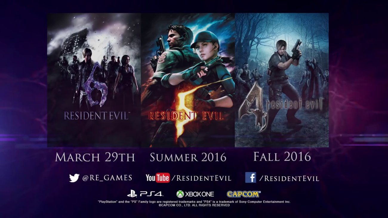 Resident Evil 4, 5, 6: Trailer für PS4 und Xbox One
