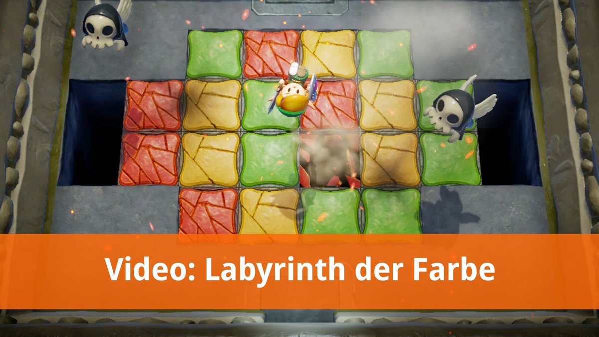 Zelda: Link's Awakening | Labyrinth der Farbe abschließen