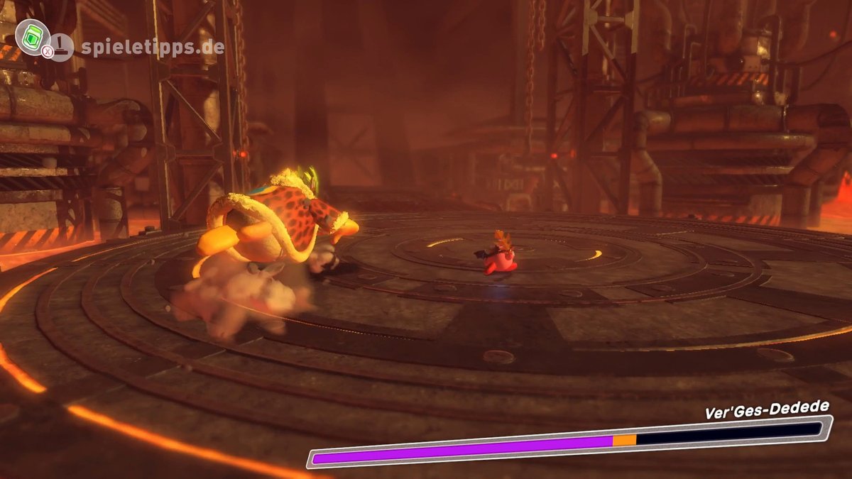 Kirby und das vergessene Land | Level 6-6: In Gegenwart des Königs - Lösung