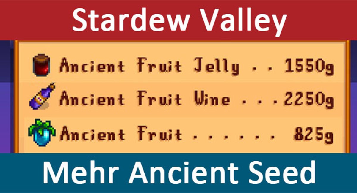 Stardew Valley: Mehr Ancient Seeds bekommen – So geht's Stardew Valley: Mehr Ancient Seeds bekommen – So geht's