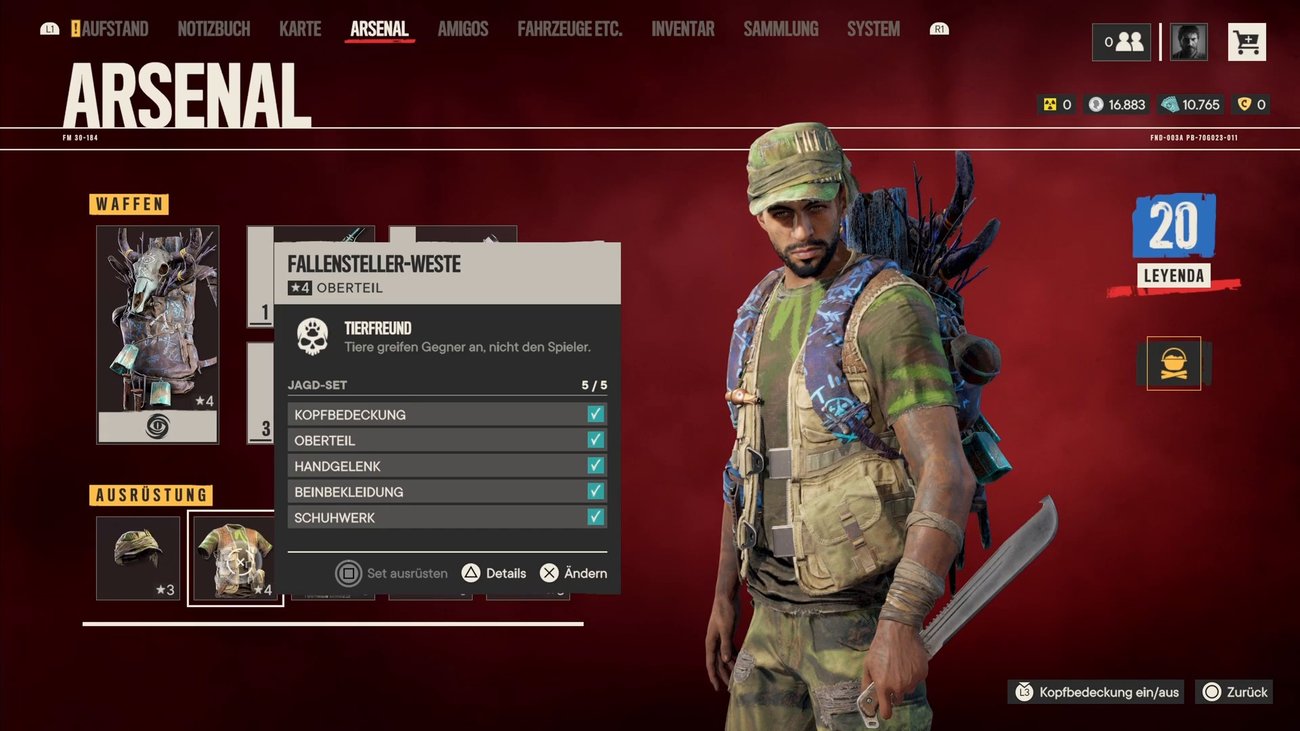 Far Cry 6: Fallensteller-Outfit finden