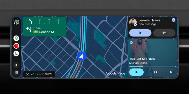 Google Maps auf Android Auto einrichten: Navigation direkt auf dem ...