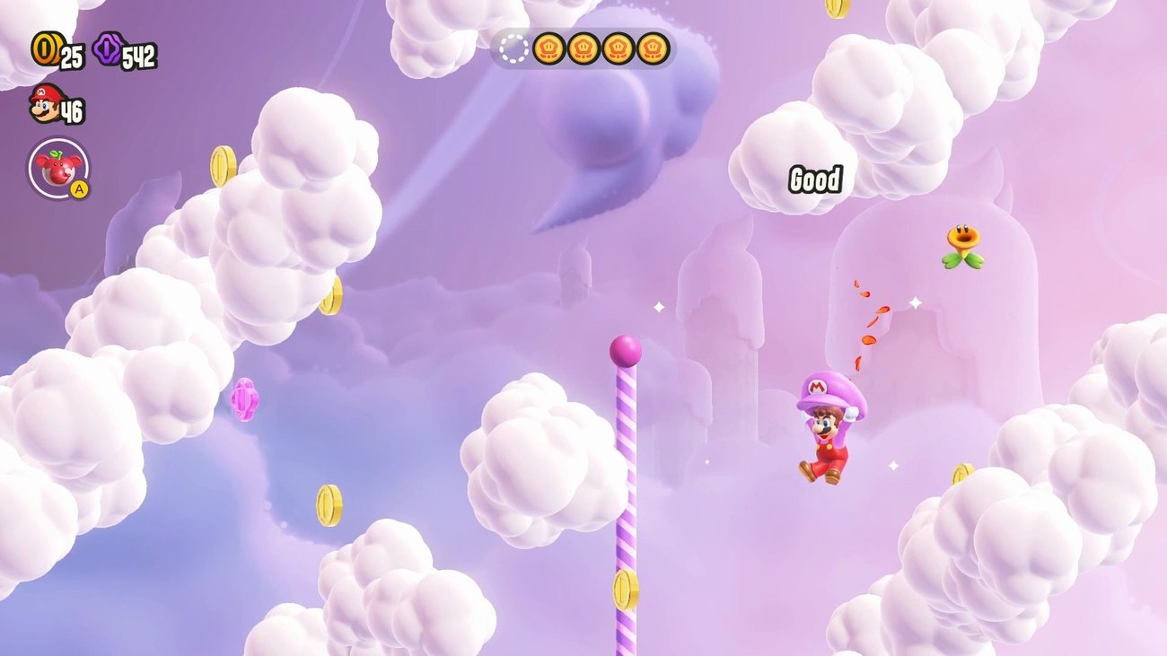 Super Mario Bros. Wonder: W2-17 Über den Wolken