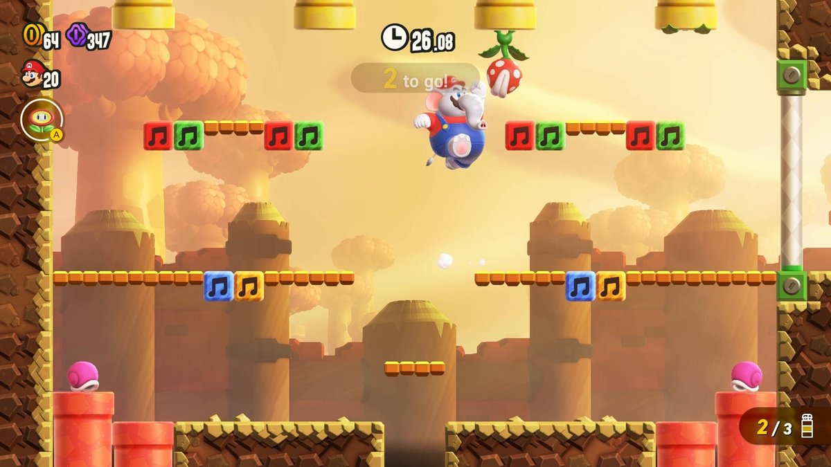 Super Mario Bros. Wonder: W1-17 Röhrenfels-Arena Super Mario Bros. Wonder: W1-17 Röhrenfels-Arena