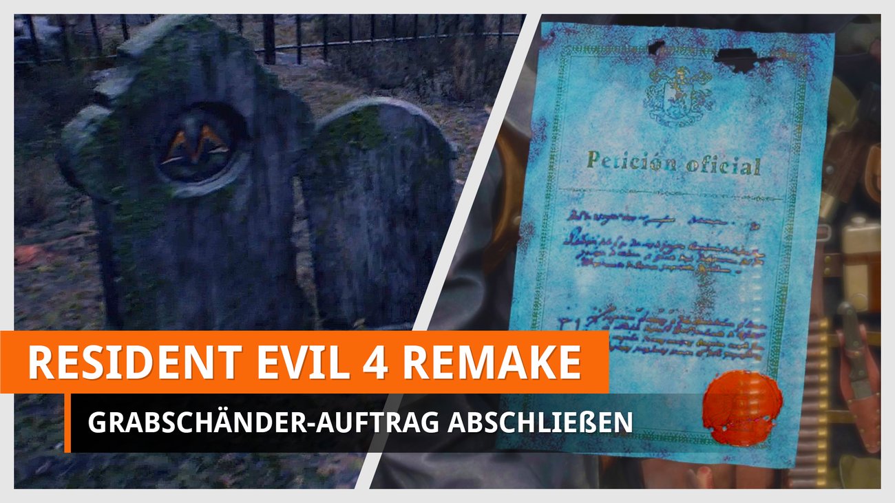 Resident Evil 4 Remake: Wappen auf Gräbern zerstören (Grabschänder)