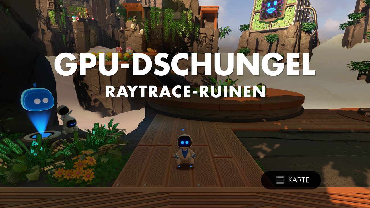 Astro's Playroom: Raytrace-Ruinen (GPU-Dschungel) - alle Artefakte und Puzzleteile