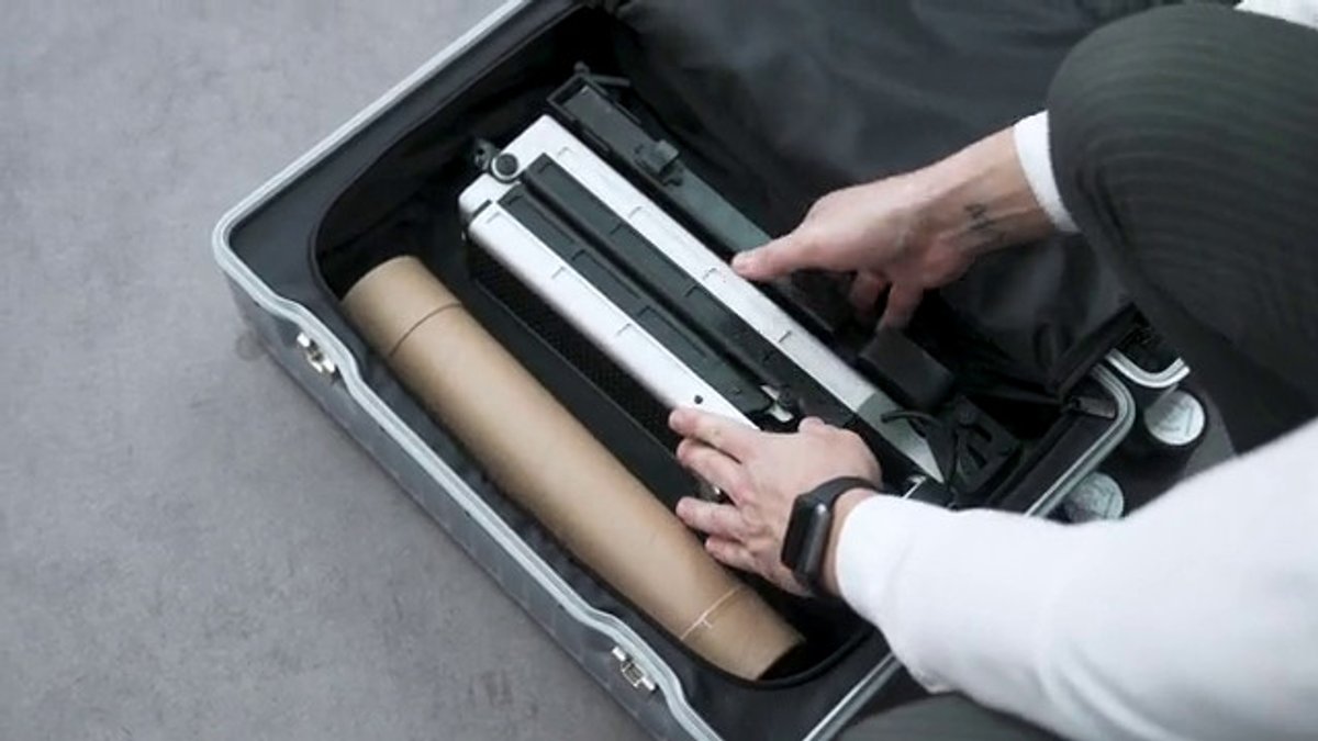 Blizwheel: Kleiner E-Scooter für den Rucksack Blizwheel: Kleiner E-Scooter für den Rucksack