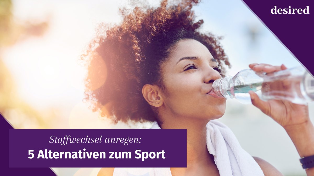 Stoffwechsel anregen: 5 Alternativen zum Sport