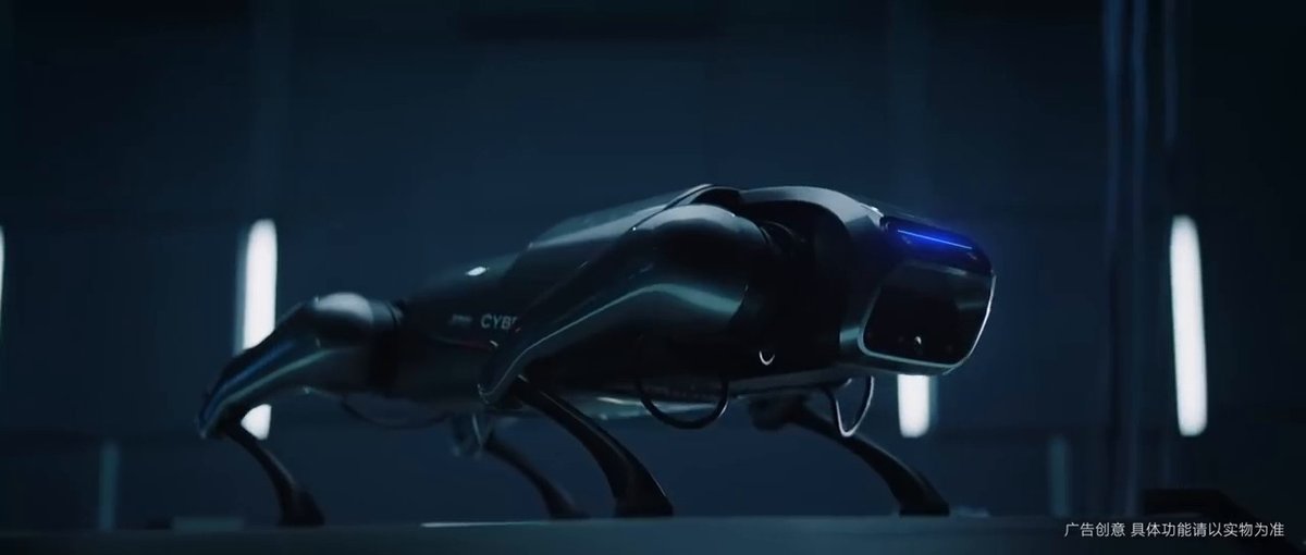 Xiaomi CyberDog in Aktion Xiaomi CyberDog in Aktion