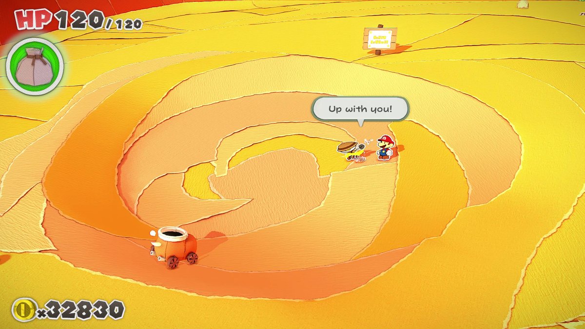 Paper Mario: The Origami King | Fundorte aller Toads - Level: Fernöstliche Sandpapierwüste