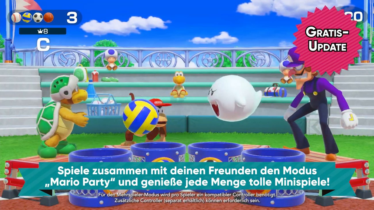 Super Mario Party: Online-Multiplayer-Update