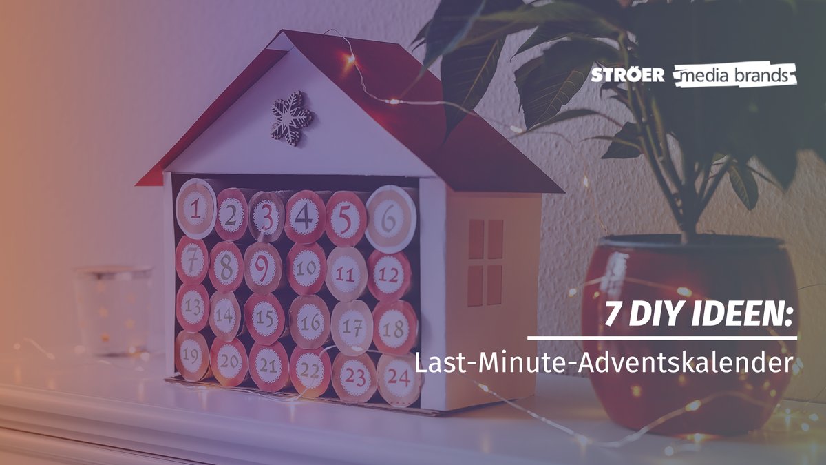Last-Minute-Adventskalender: 7 DIY Ideen Last-Minute-Adventskalender: 7 DIY Ideen