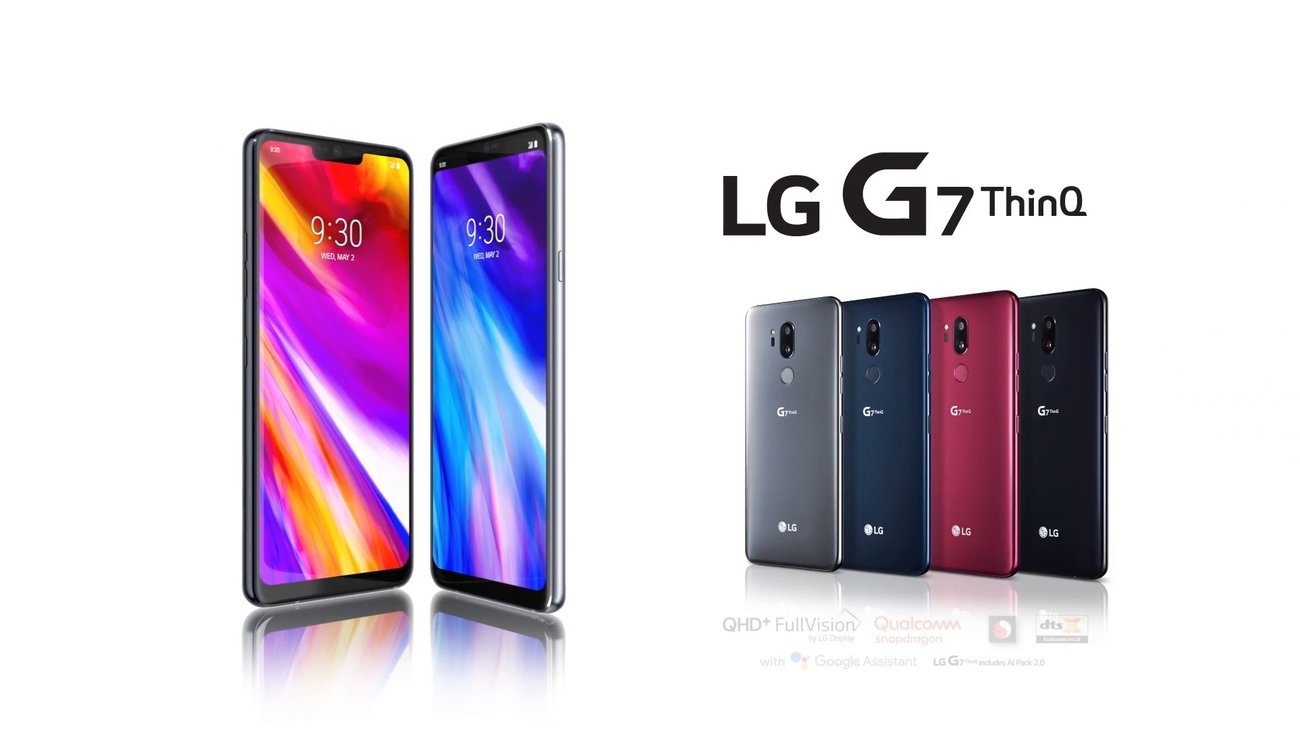 LG G7 vorgestellt: Flaggschiff-Smartphone mit Mega-Sound