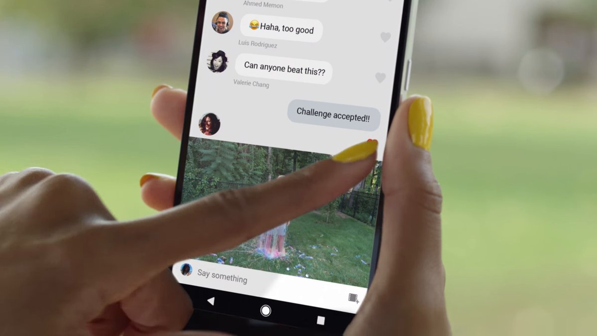 YouTube Chat- & Share-Funktion