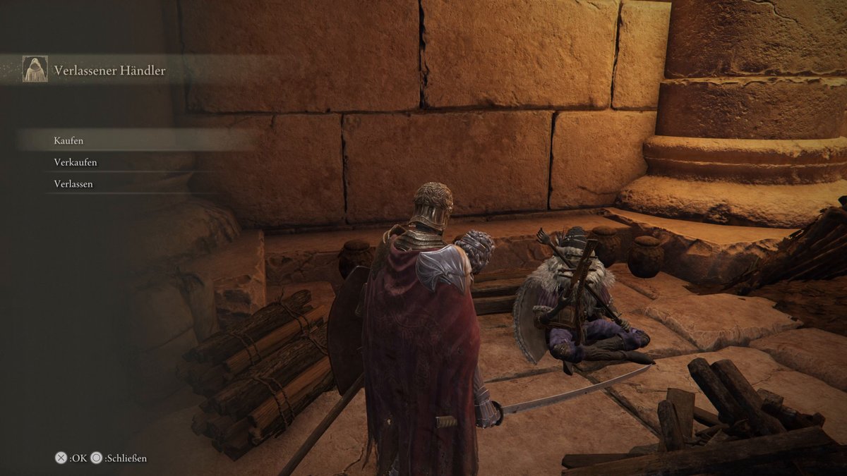 Elden Ring: Abgeschiedenen Händler mit Larventräne finden