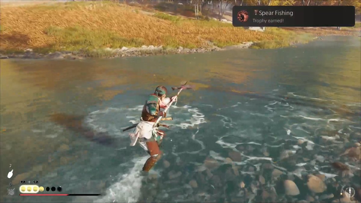 Ghost of Yotei: Trophäe "Speerfischen" freischalten Ghost of Yotei: Trophäe "Speerfischen" freischalten