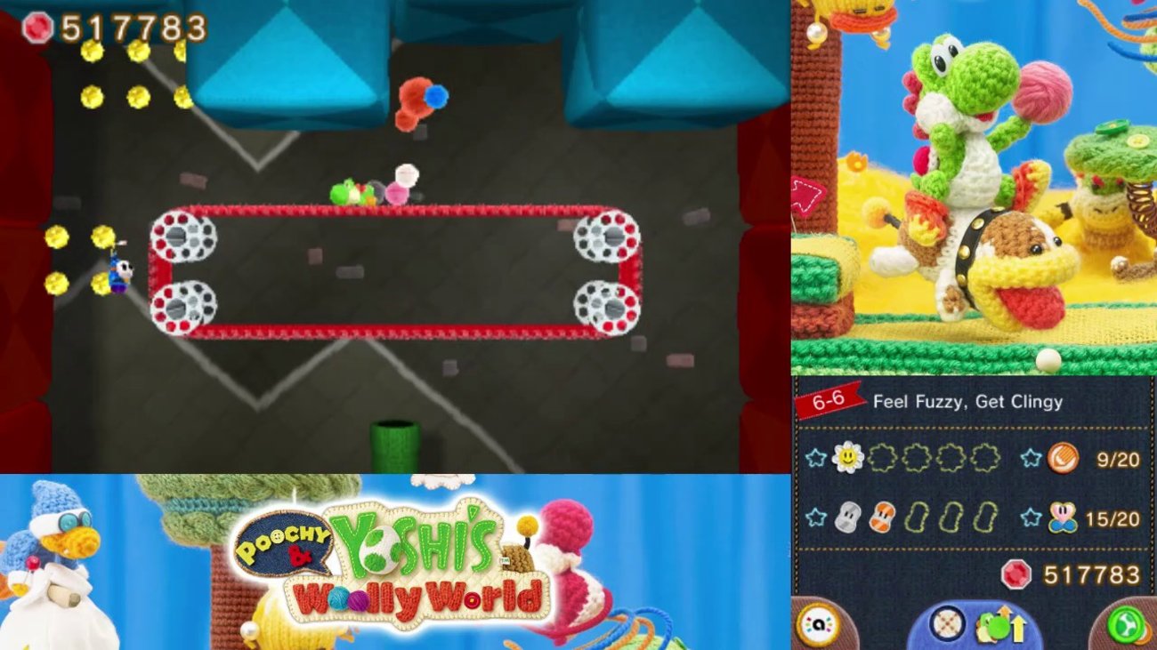 Poochy & Yoshi's Woolly World - 100% Videolösung Welt 6 