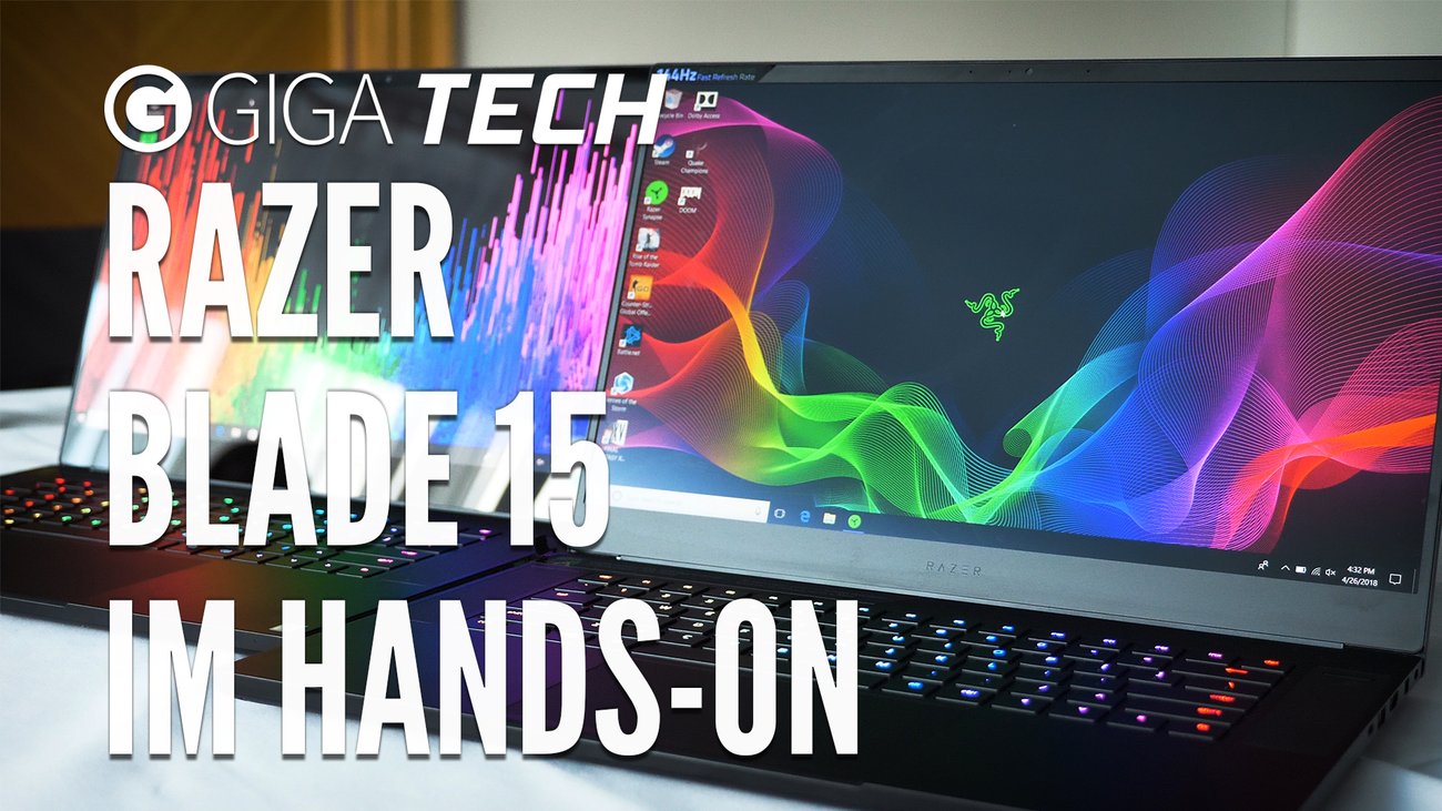 Razer Blade 15 angeschaut: Hands-On zum Gaming-Notebook