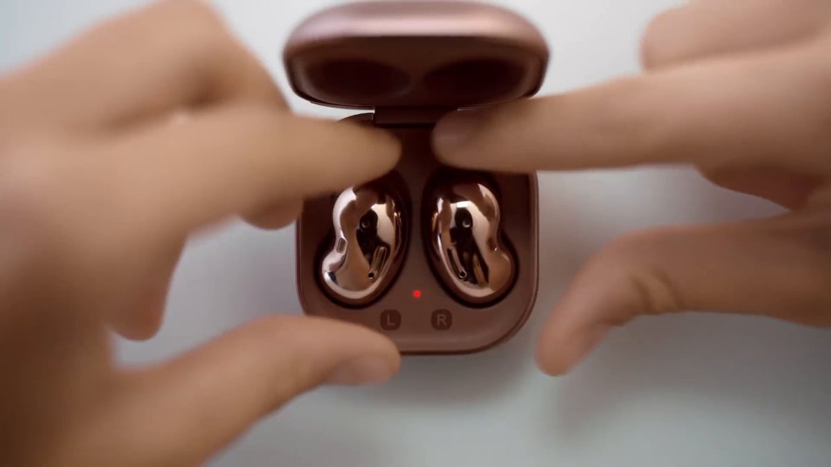 Samsung Galaxy Buds Live im Herstellervideo