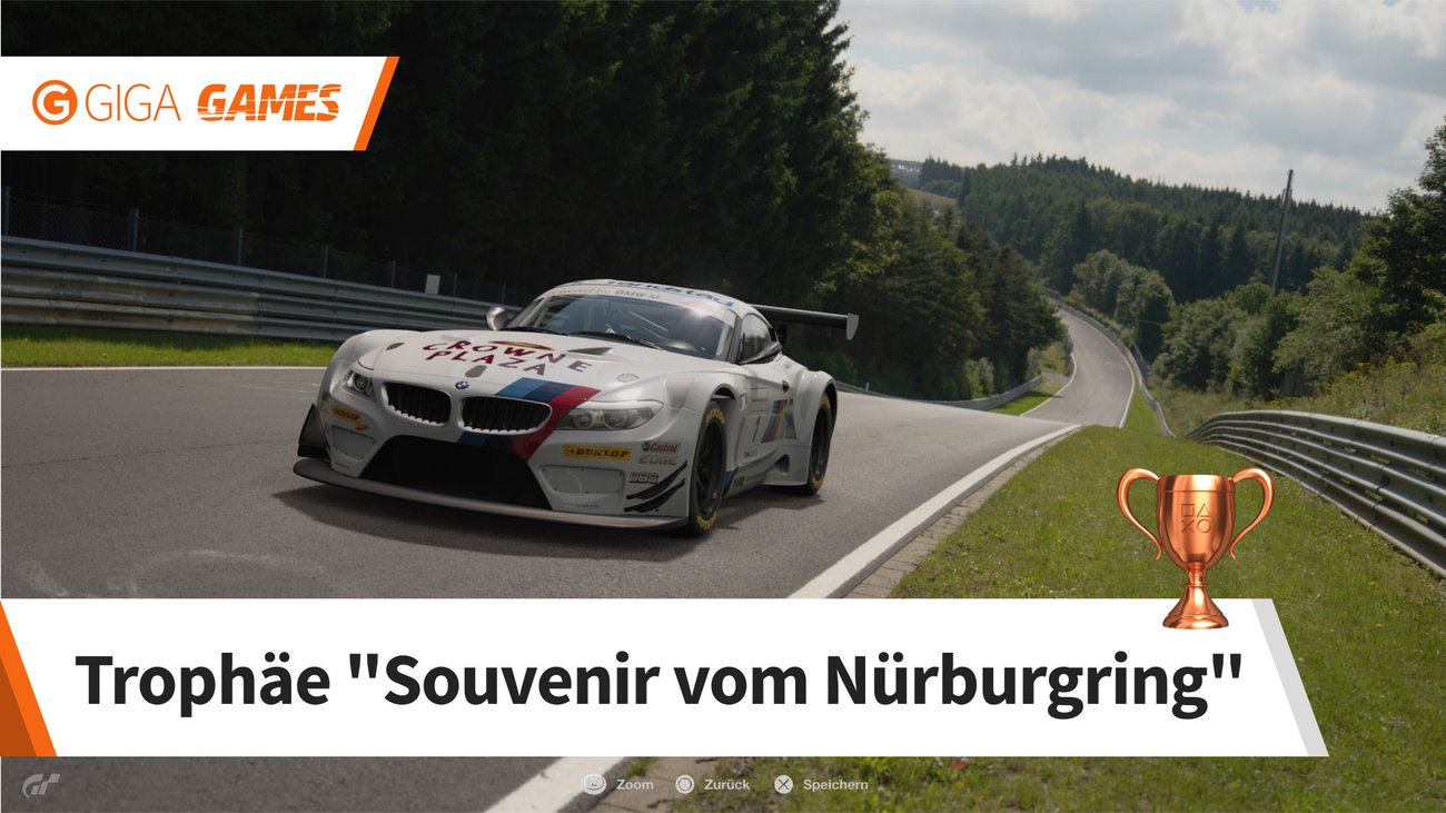 Gran Turismo Sport: Trophäe "Souvenir vom Nürburgring" freischalten
