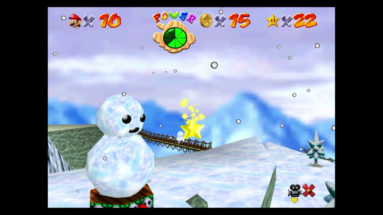 Super Mario 64 | Bibberberg Bob: Baue einen Schneemann