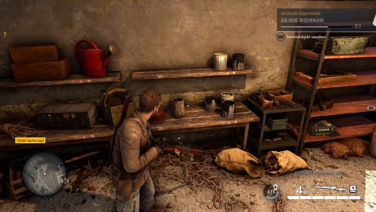 Sniper Elite Resistance: Alle versteckten Gegenstände in „In Grund und Boden“