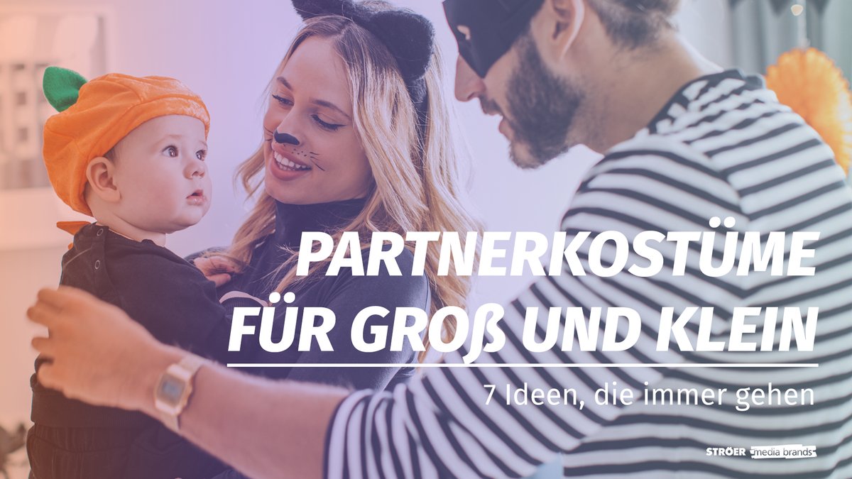 Partnerkostüme für Groß und Klein: 7 Ideen, die immer gehen