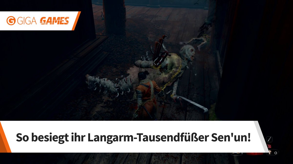 Sekiro - Shadows Die Twice: Bosskampf gegen Langarm-Tausendfüßer Sen´Un