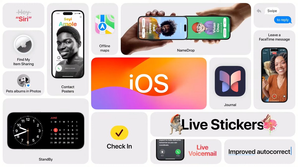 iOS 17 fürs iPhone – Apples Vorstellung iOS 17 fürs iPhone – Apples Vorstellung