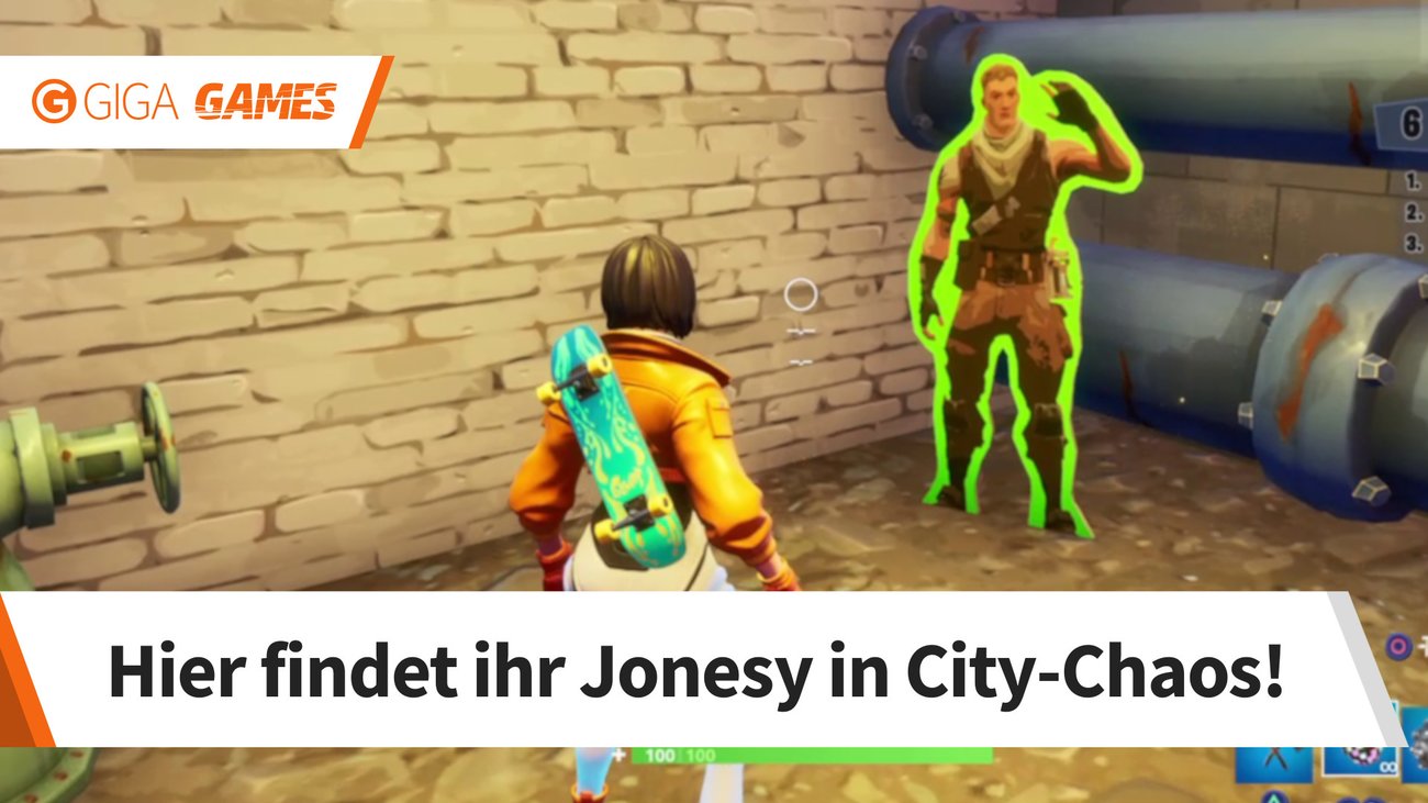 Fortnite: Fundort von Jonesy in City-Chaos