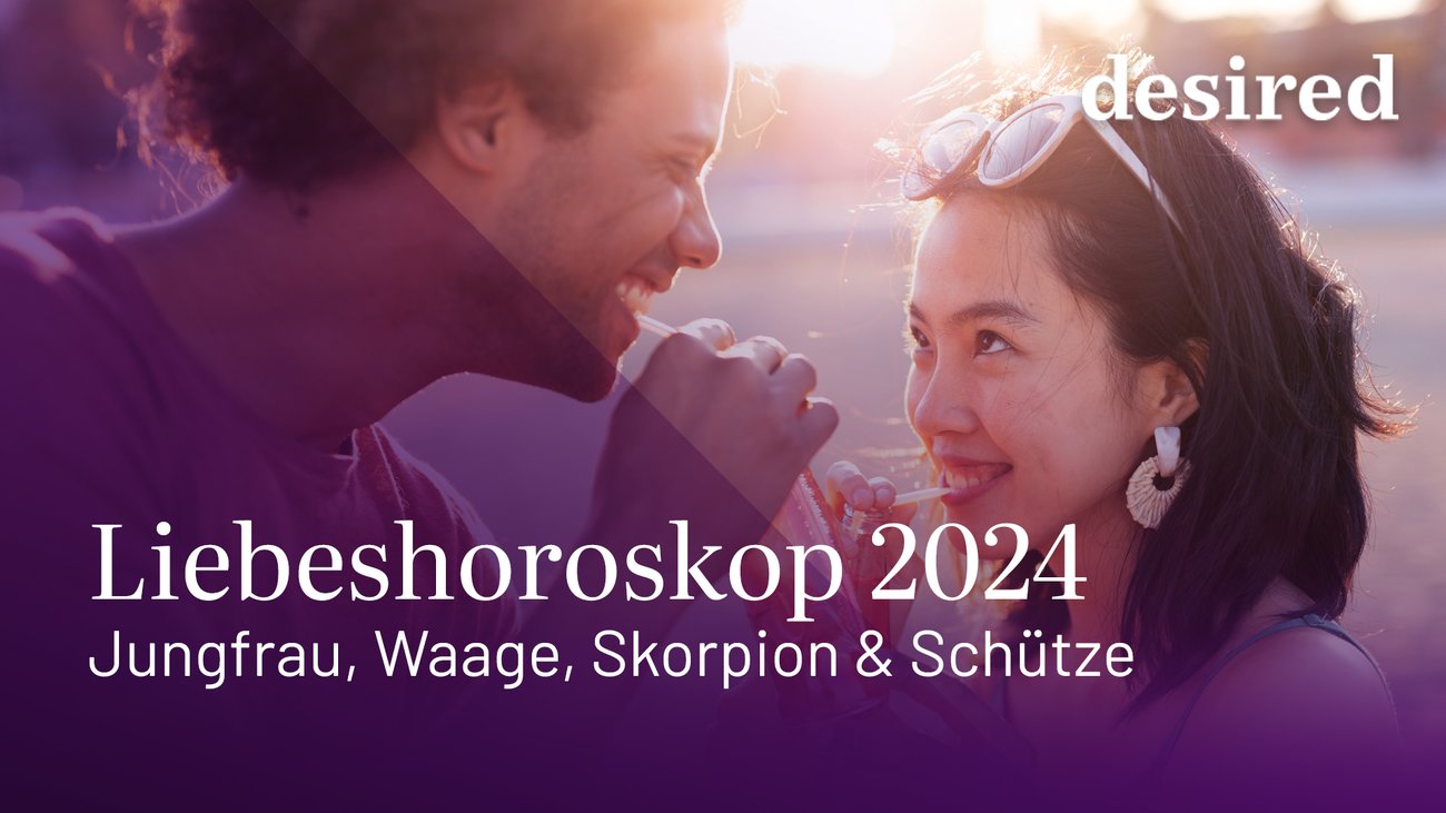Liebeshoroskop 2024 für Jungfrau, Waage, Skorpion und Schütze