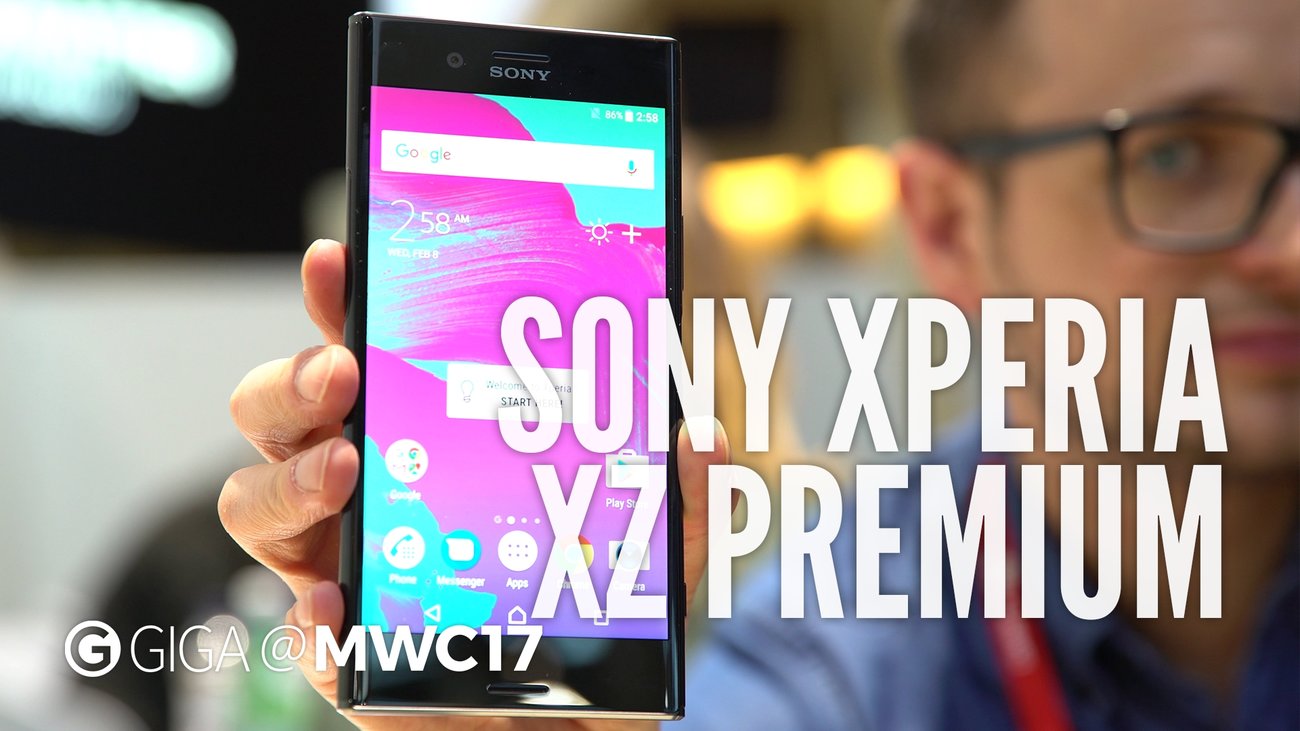 Sony Xperia XZ Premium im Hands-On: 4K-Smartphone mit Snapdragon 835 und 960-FPS-Zeitlupe