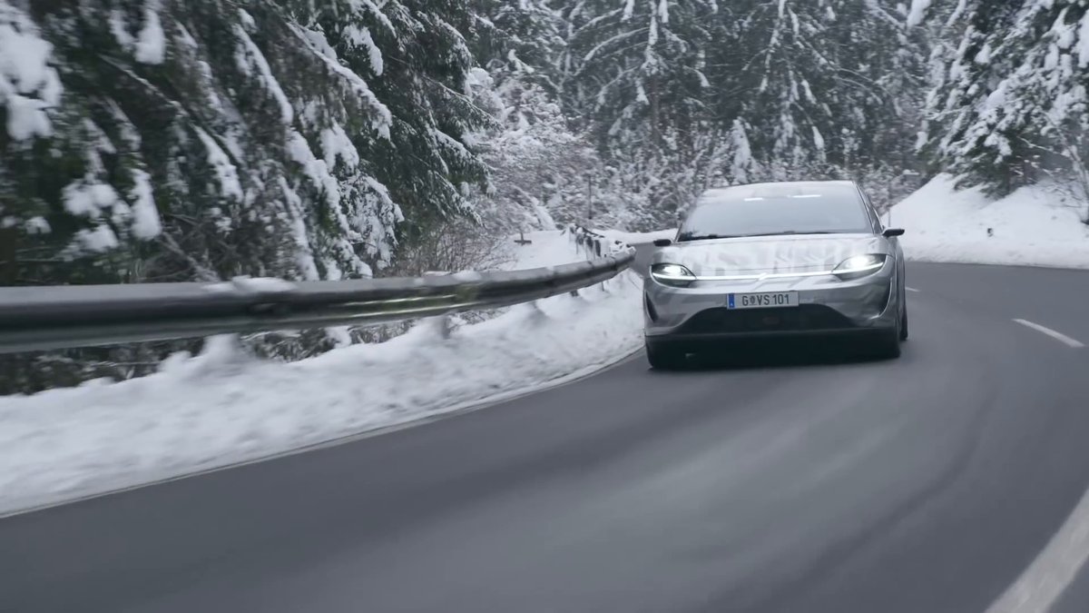 Sony Vision-S: Erste Testfahrt mit dem E-Auto Sony Vision-S: Erste Testfahrt mit dem E-Auto